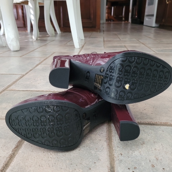 ๐คSOLD๐คGianni Bini Get-Real Patent Platform Over-The-Knee Block Heel Boots - Picture 8 of 14